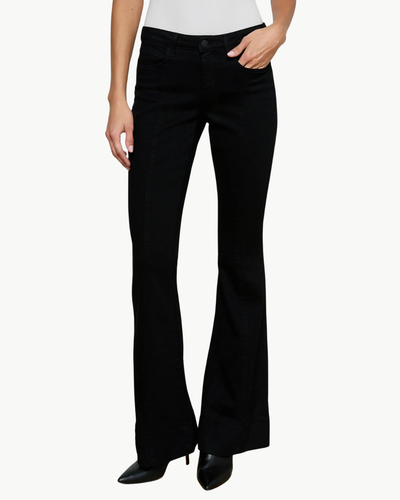 LENORA LOW RISE FLARE JEAN IN NOIR