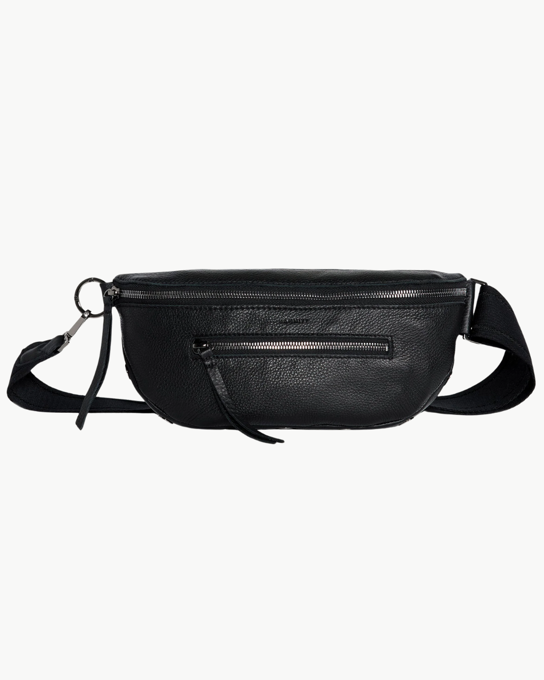 CHARLES CROSSBODY MED IN BLACK/GUNMETAL
