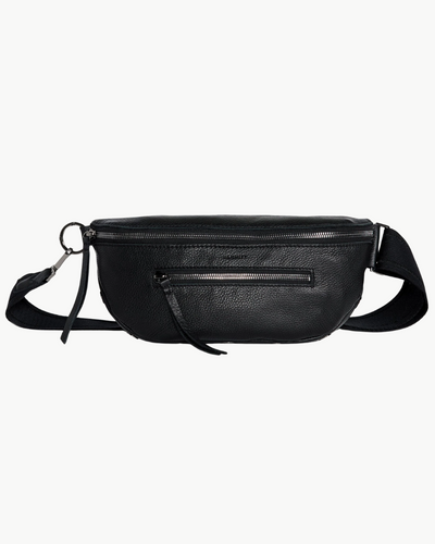 CHARLES CROSSBODY MED IN BLACK/GUNMETAL