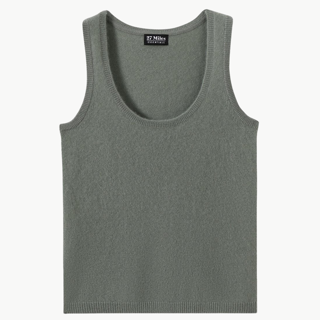 27 Miles Violette Cashmere Tank at Romi Boutique