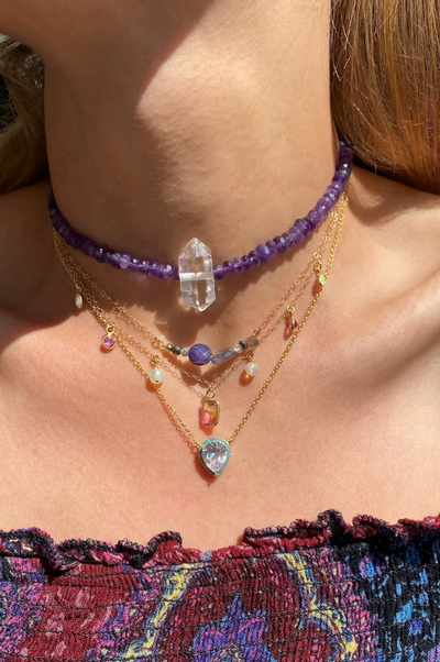 AURORA NECKLACE IN GOLD