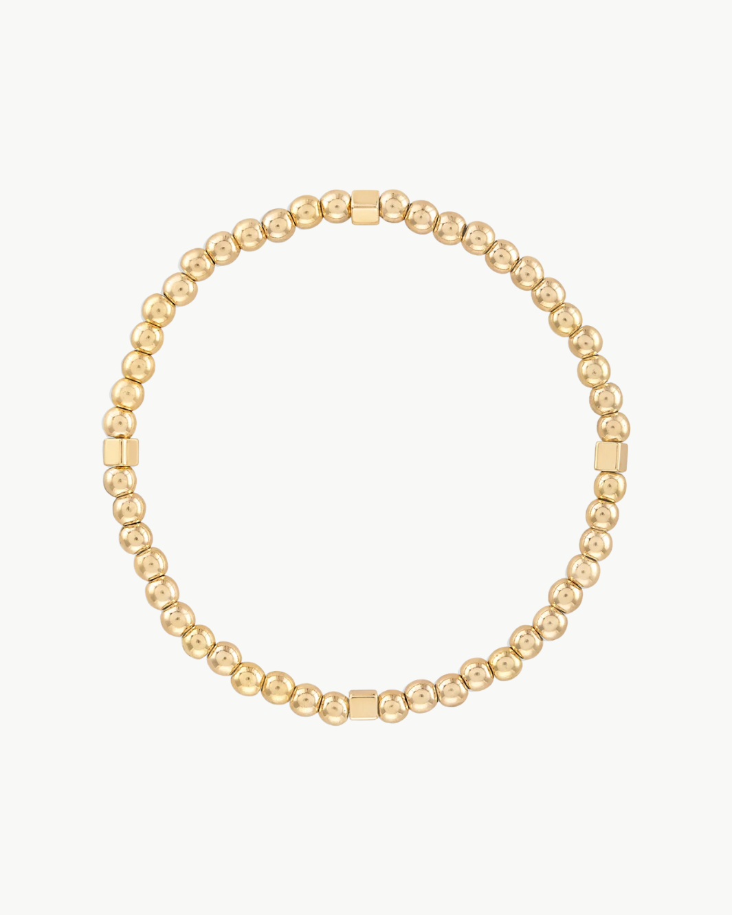 Alexa Leigh QUARTER SQUARE BEADED BRACELET at Romi Boutique