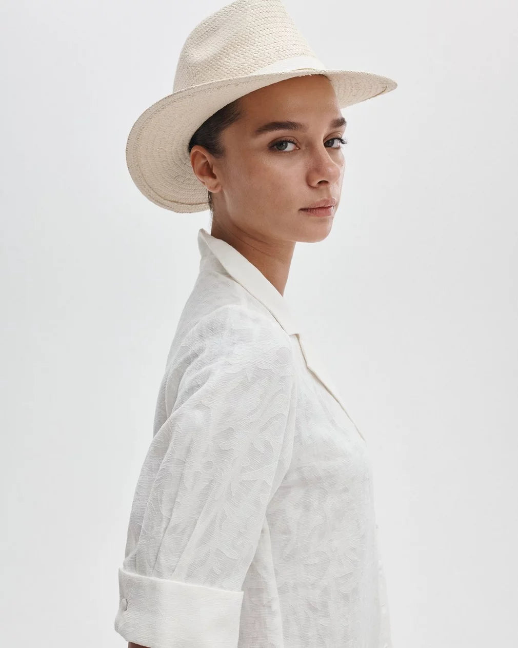 Rag & Bone PACKABLE STRAW FEDORA at Romi Boutique