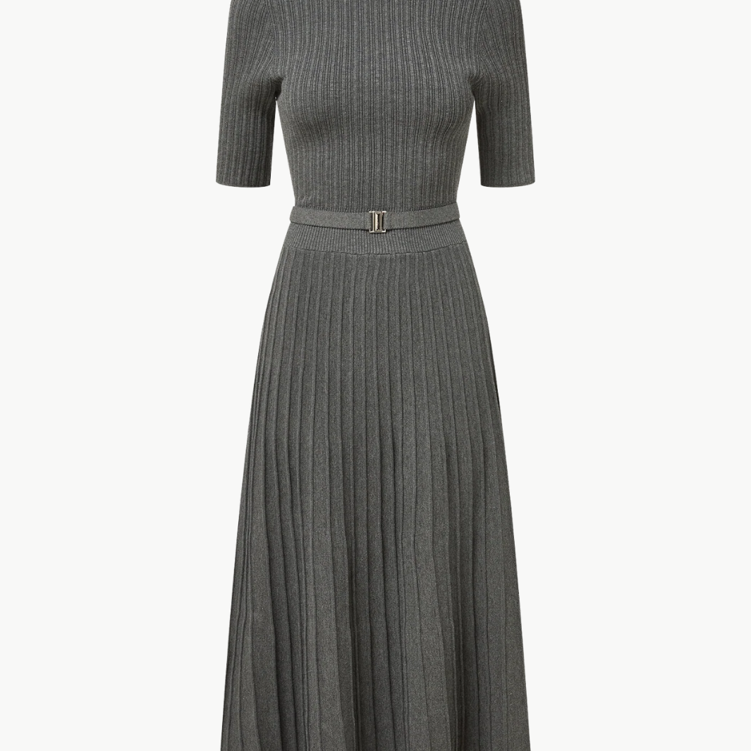 Elthea Belted Midi Dress