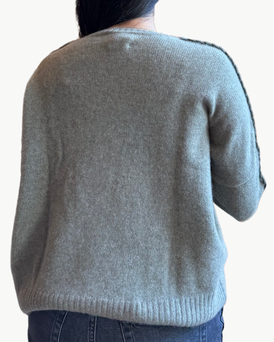 AMEA SWEATER IN MARL KHAKI