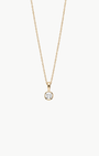 Emerson Stone Solstice Petite Bezel Diamond Necklace at Romi Boutique