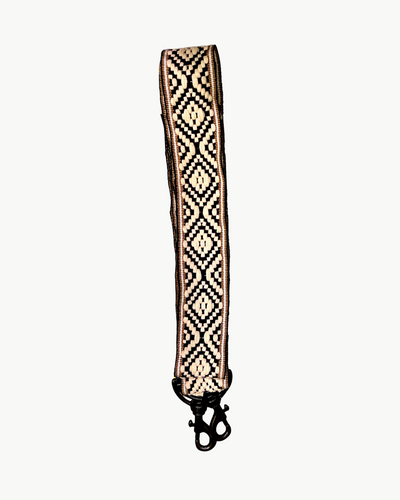 WOVEN STRAP IN BLACK/WHITE DIAMOND