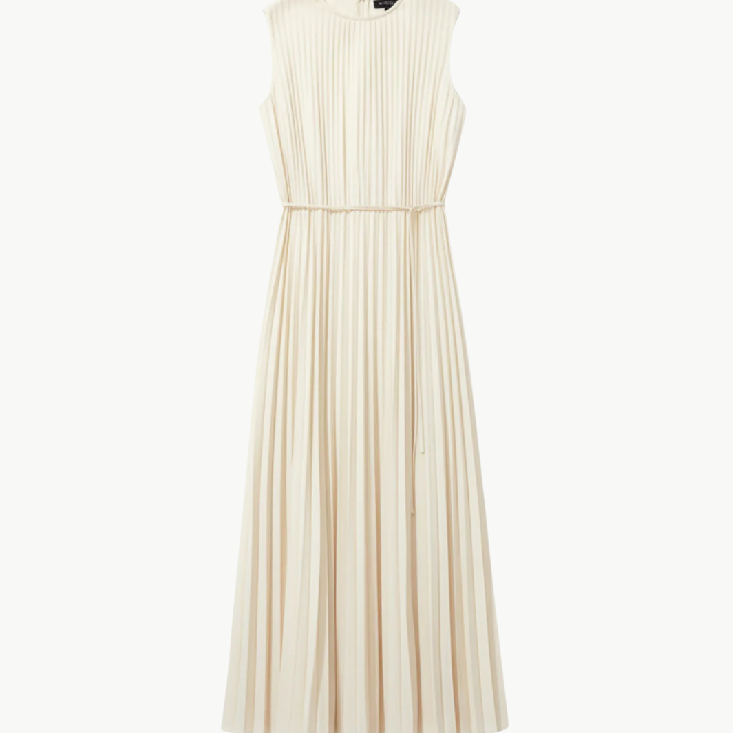 Ulla Johnson FIANNA PLEATED MIDI DRESS at Romi Boutique