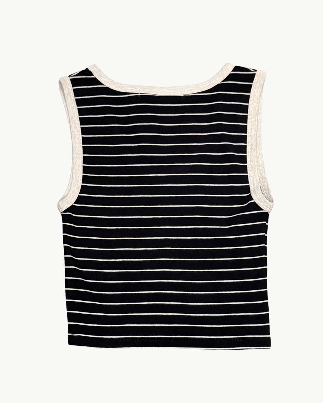COTTON STRIPE CLASSIC U TANK