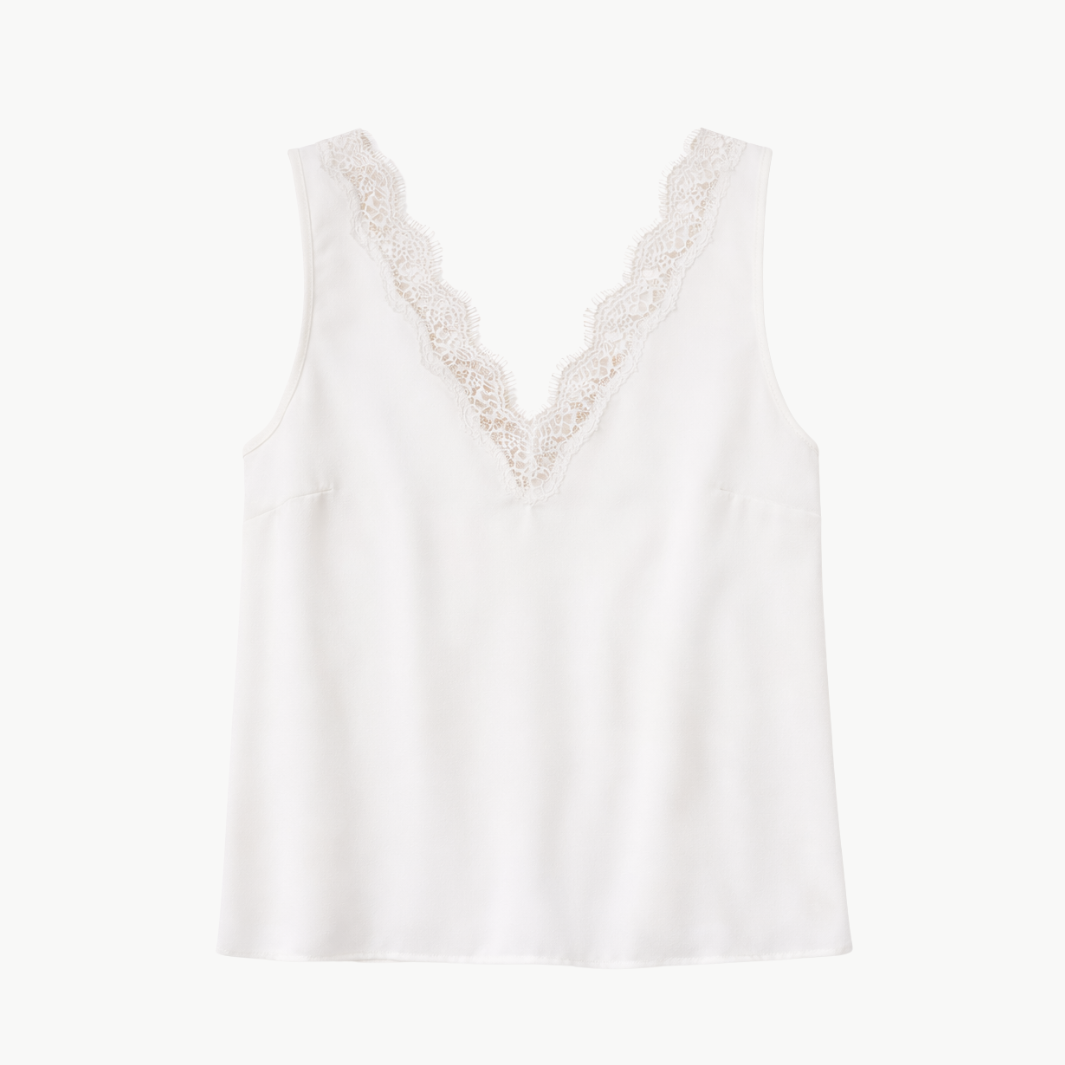 Generation Love MARIE LACE COMBO TANK at Romi Boutique