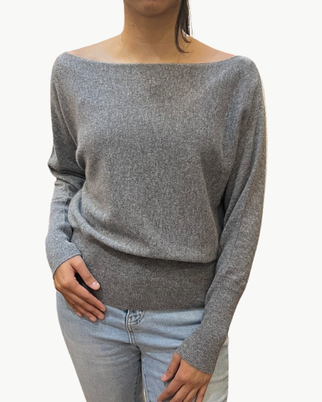 MIMI OFF-THE-SHOULDER SWEATER by W.Cashmere - Romi Boutique