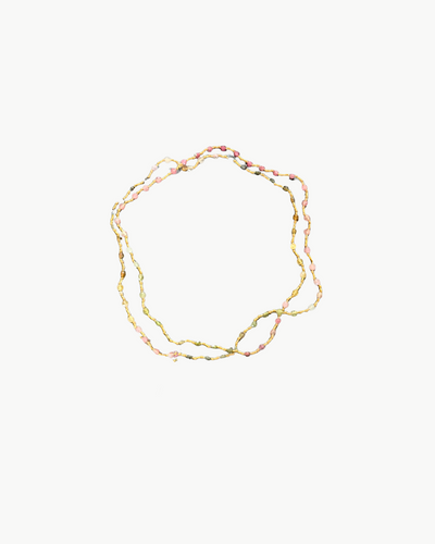 DOUBLE ANKLET IN MULTI-TOURMALINE