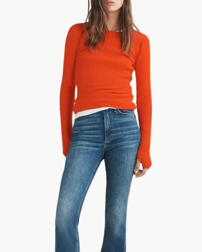 AUDRINA CREW IN RED