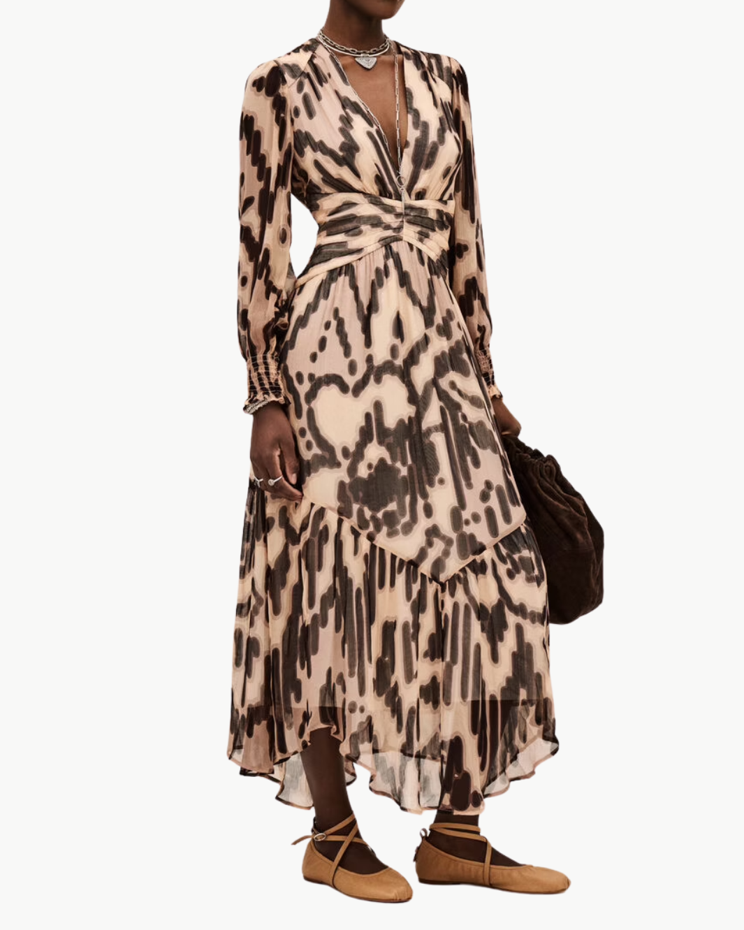 BA&SH Amor Midaxi Dress at Romi Boutique