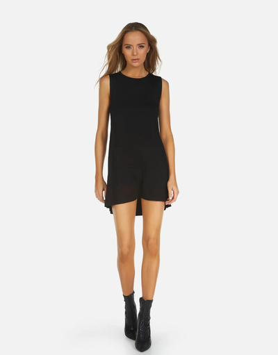 GILLY SLEEVELESS DRESS IN BLACK