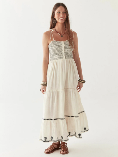 DAPHNE DRESS IN BLUE LAGOON