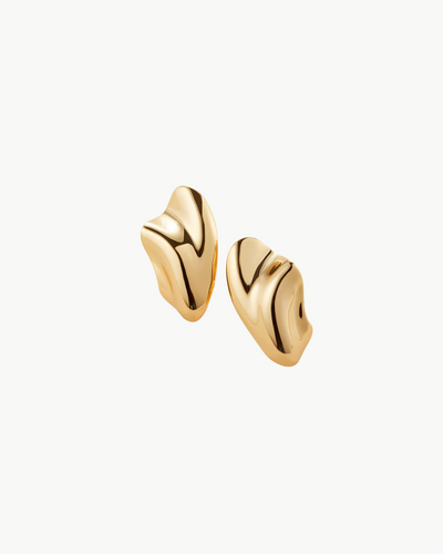 PORTIA EARRINGS IN HIGH POLISH GOLD