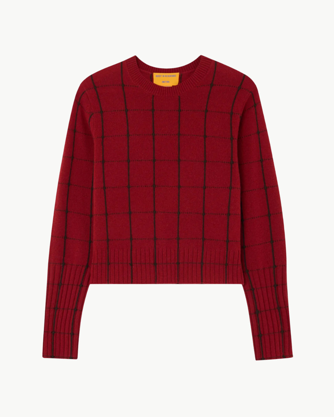 Guest In Residence Shrunken Checker Crew at Romi Boutique