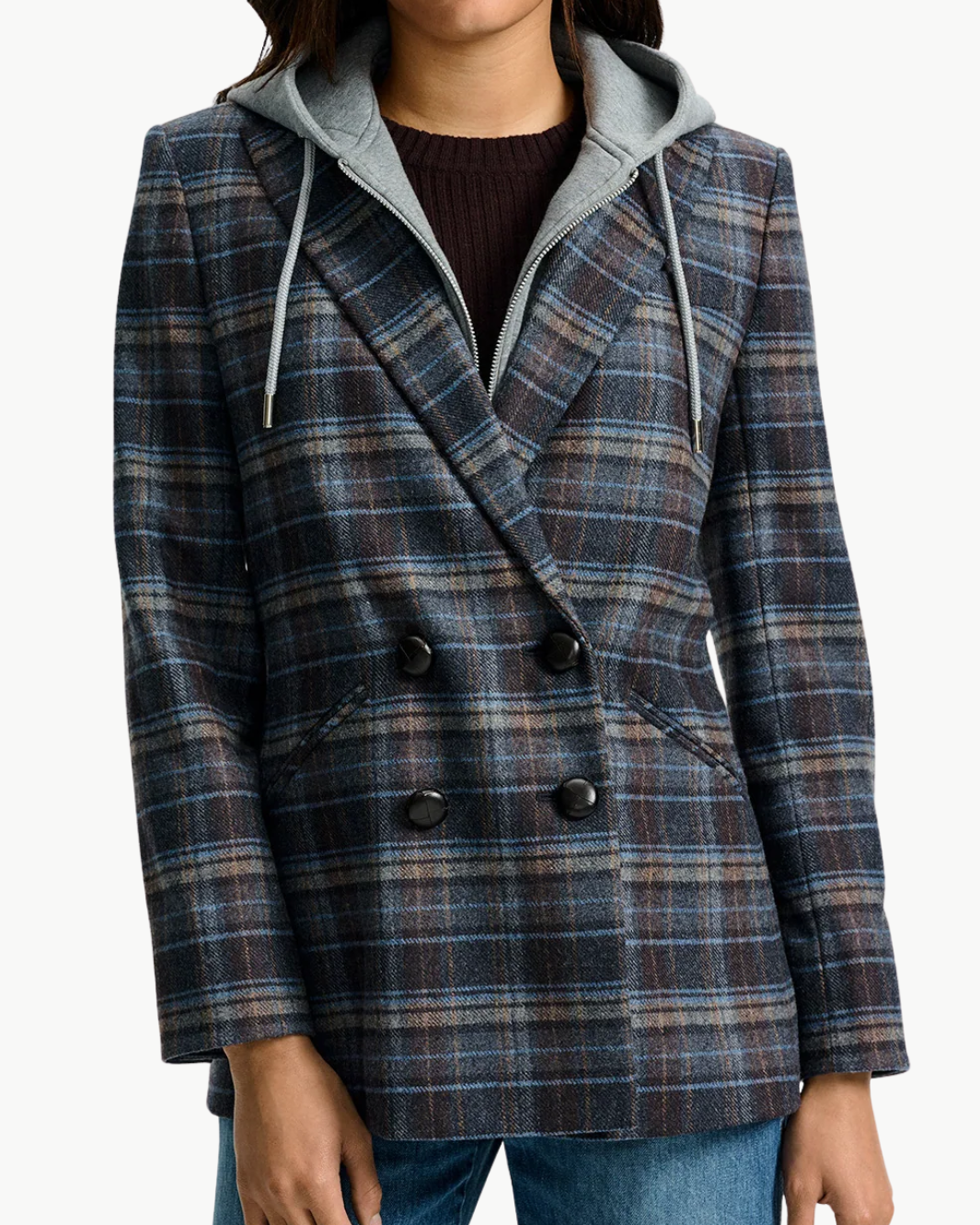 ORIA DICKEY JACKET IN BLUE MULTI