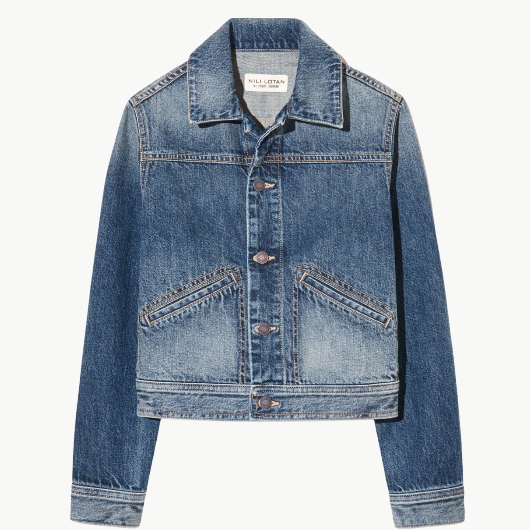 Nili Lotan CARLY DENIM JACKET at Romi Boutique