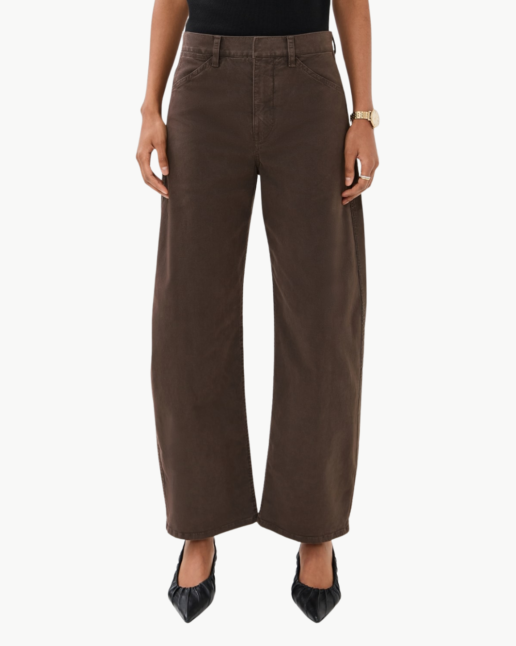 TRIBECA PANT IN CHOCOLATE BROWN