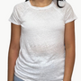 Hartford TELCY KNIT T-SHIRT IN WHITE at Romi Boutique