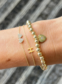 CELESTIAL LOVE BRACELET IN GOLD - Romi Boutique
