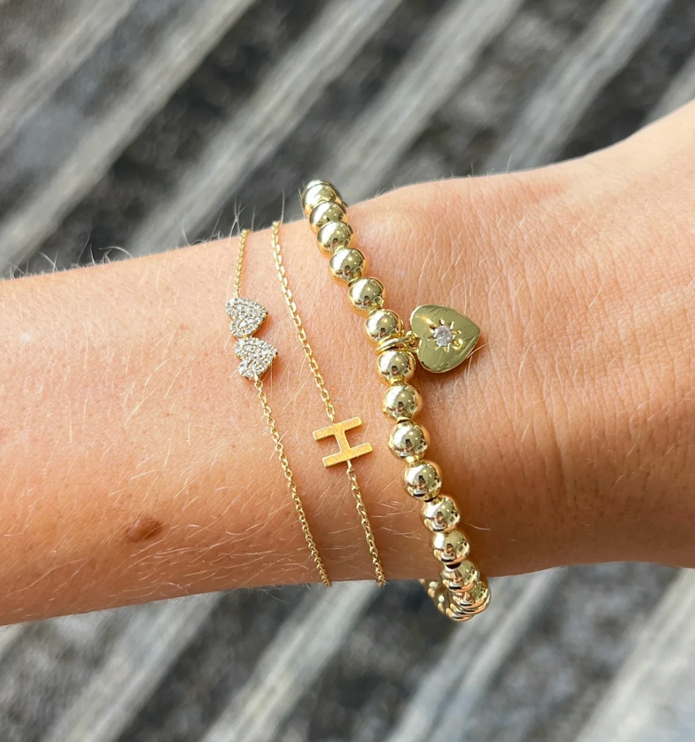 CELESTIAL LOVE BRACELET IN GOLD - Romi Boutique