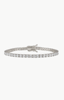 CRYSTAL TENNIS BRACELET IN SILVER - Romi Boutique