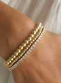 CRYSTAL TENNIS BRACELET IN SILVER - Romi Boutique
