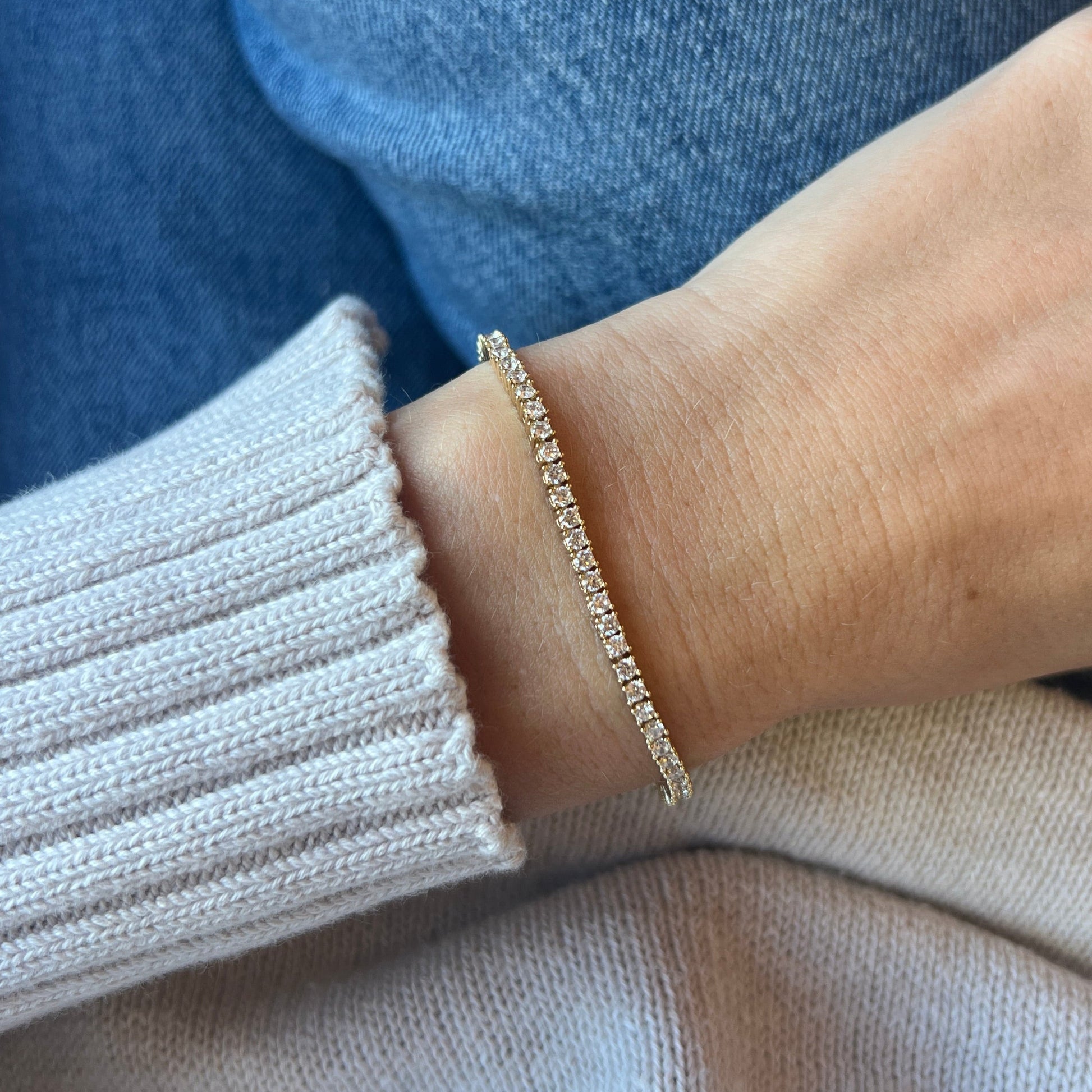 EVERYDAY TENNIS BRACELET by Alexa Leigh - Romi Boutique