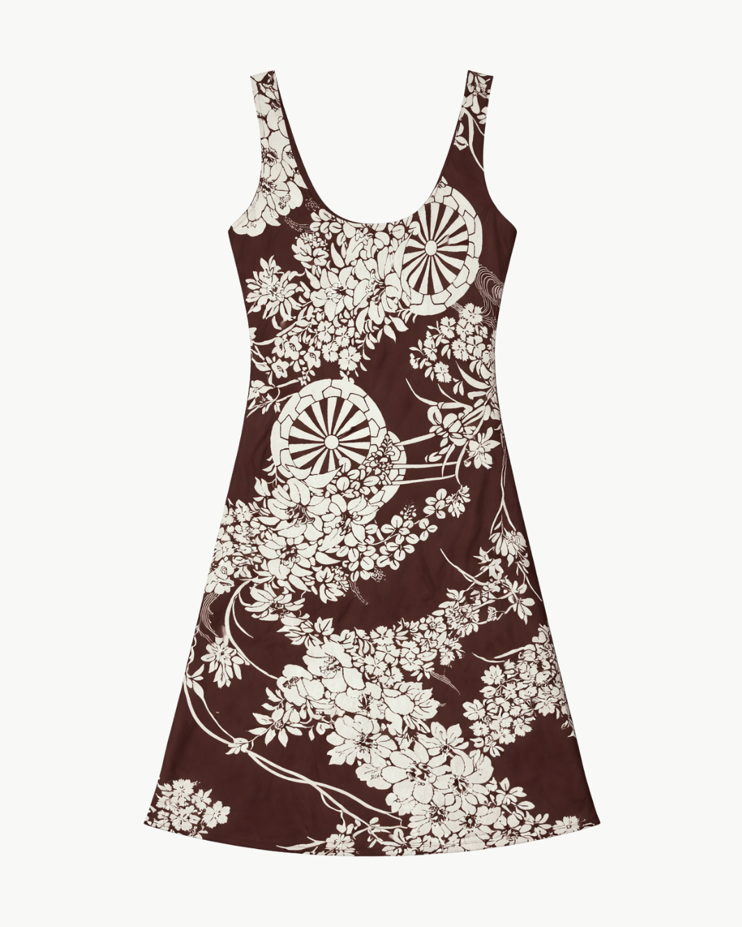 ADDIE AUBURN SPOKE SILK DRESS - Romi Boutique