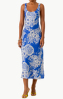 ADELE ROYAL SPOKE SILK DRESS - Romi Boutique