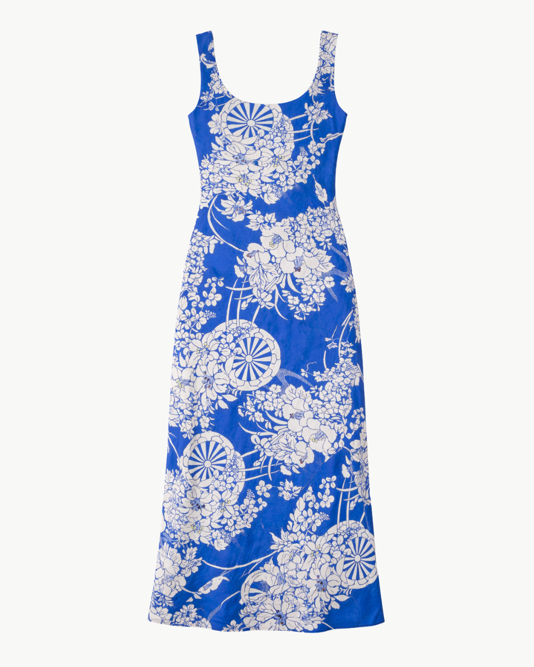 ADELE ROYAL SPOKE SILK DRESS - Romi Boutique