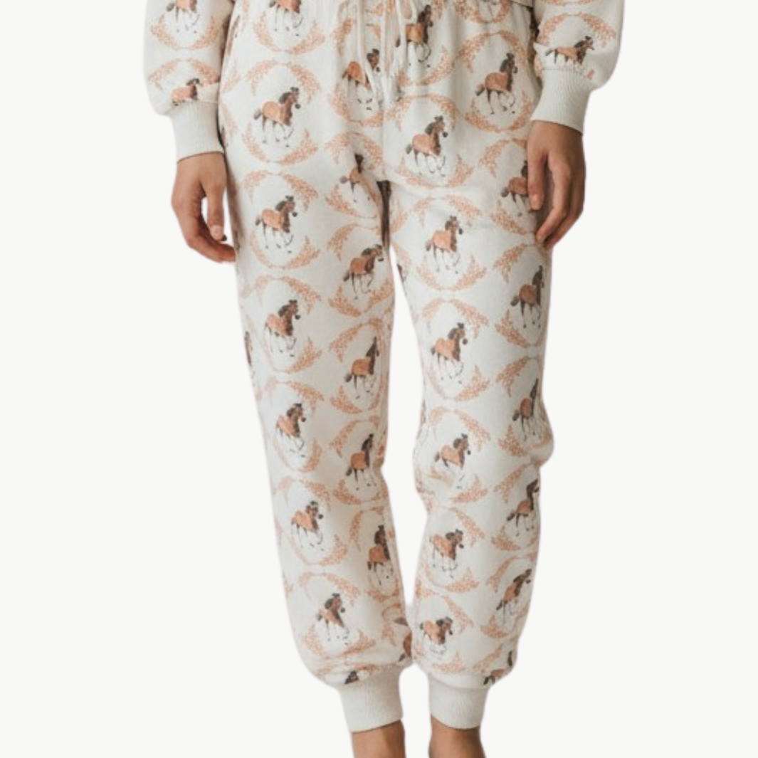 COZY PANT IN GARLAND HORSE - Romi Boutique