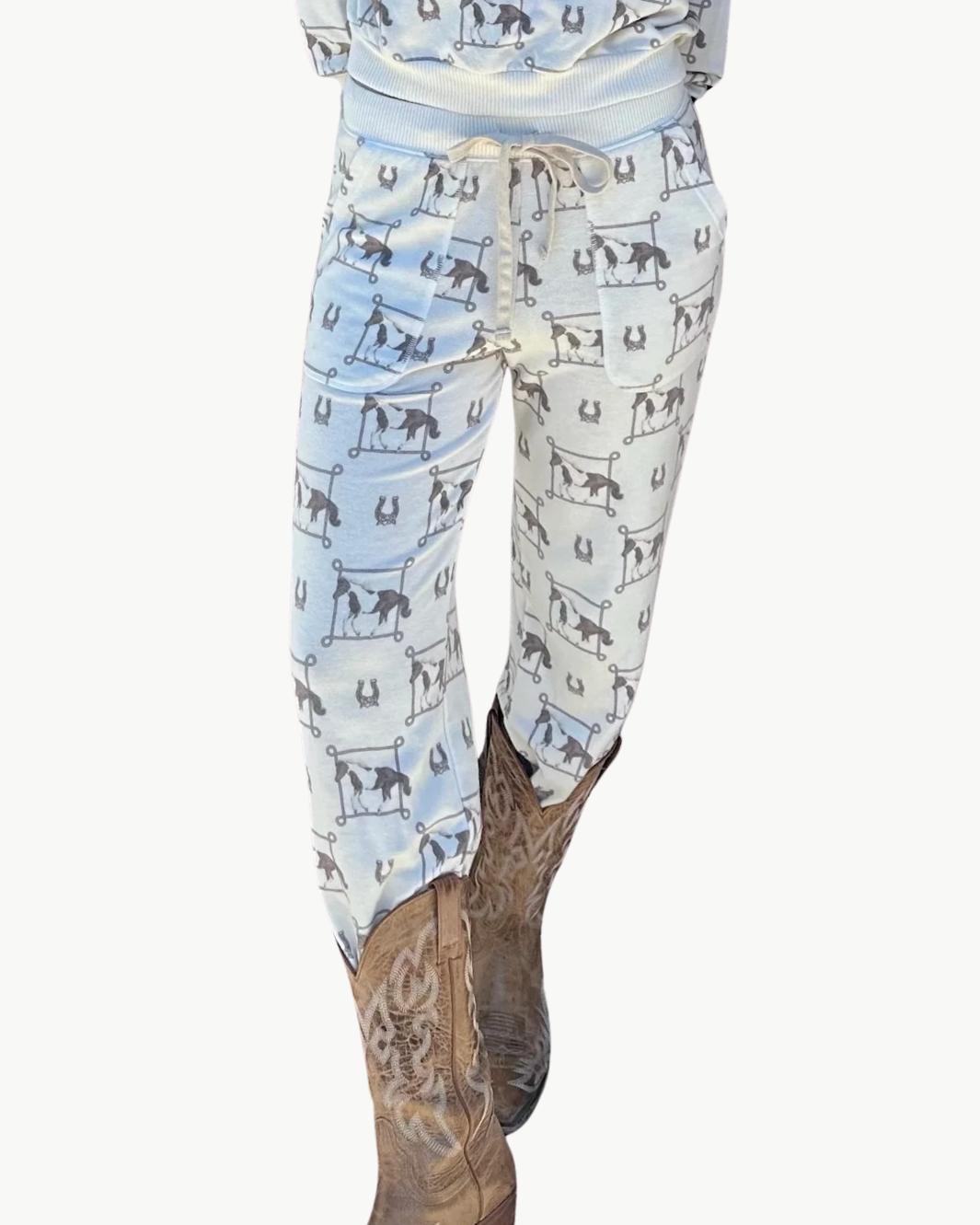 COZY PANT IN LASSO RODEO HORSE - Romi Boutique