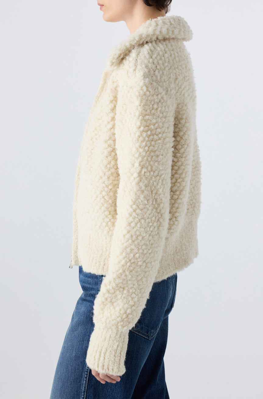INGRID SWEATER IN BONE - Romi Boutique