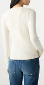 ANGELINA LONG SLEEVE IN BONE - Romi Boutique