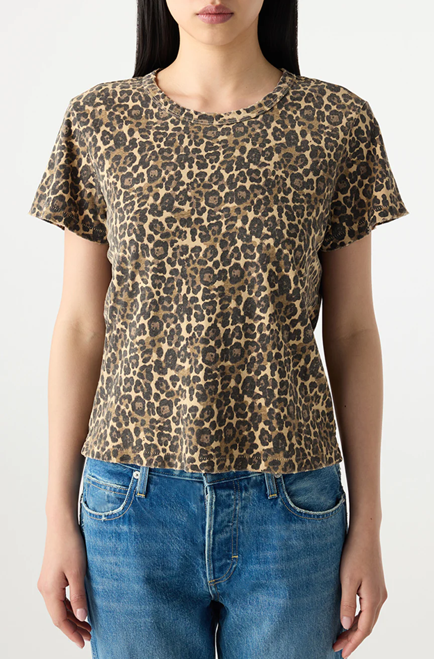 LOVE TEE IN LEOPARD - Romi Boutique