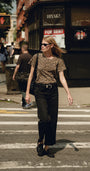 LOVE TEE IN LEOPARD - Romi Boutique