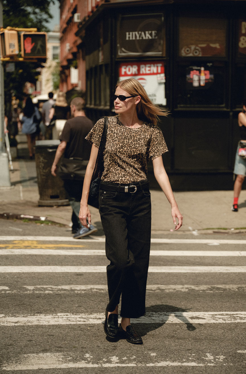 LOVE TEE IN LEOPARD - Romi Boutique