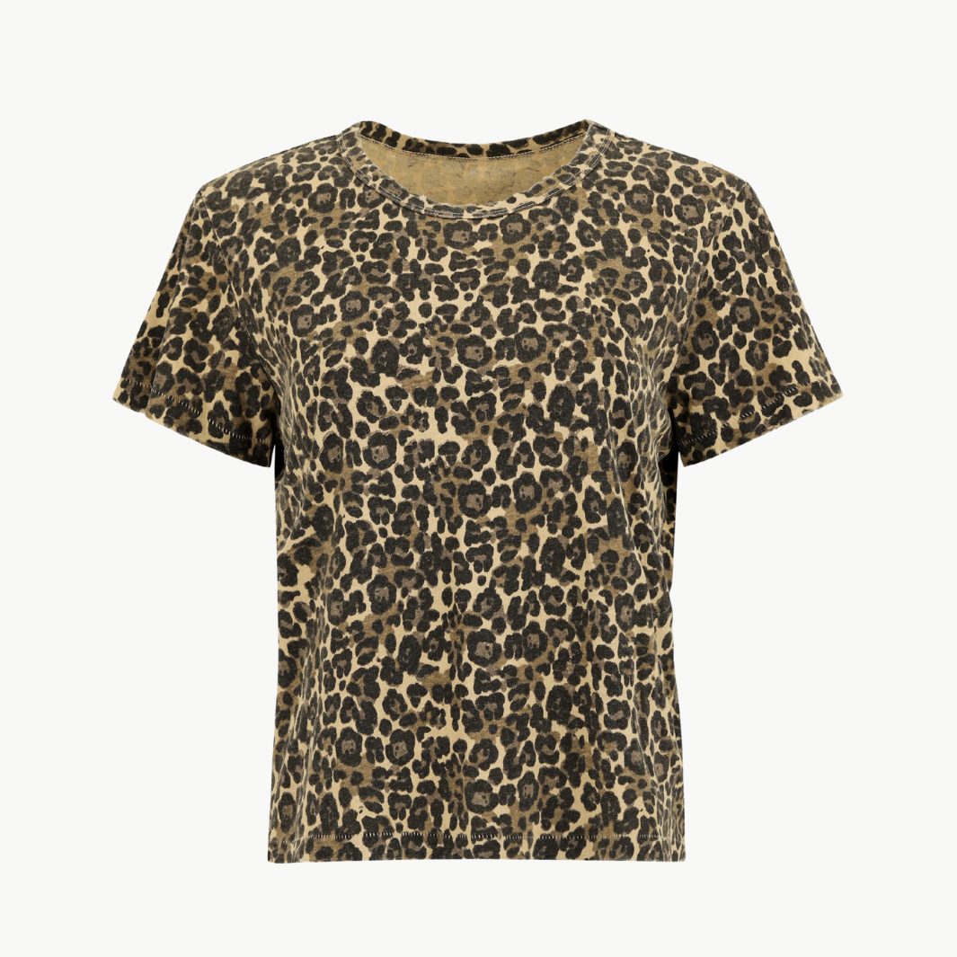 LOVE TEE IN LEOPARD - Romi Boutique