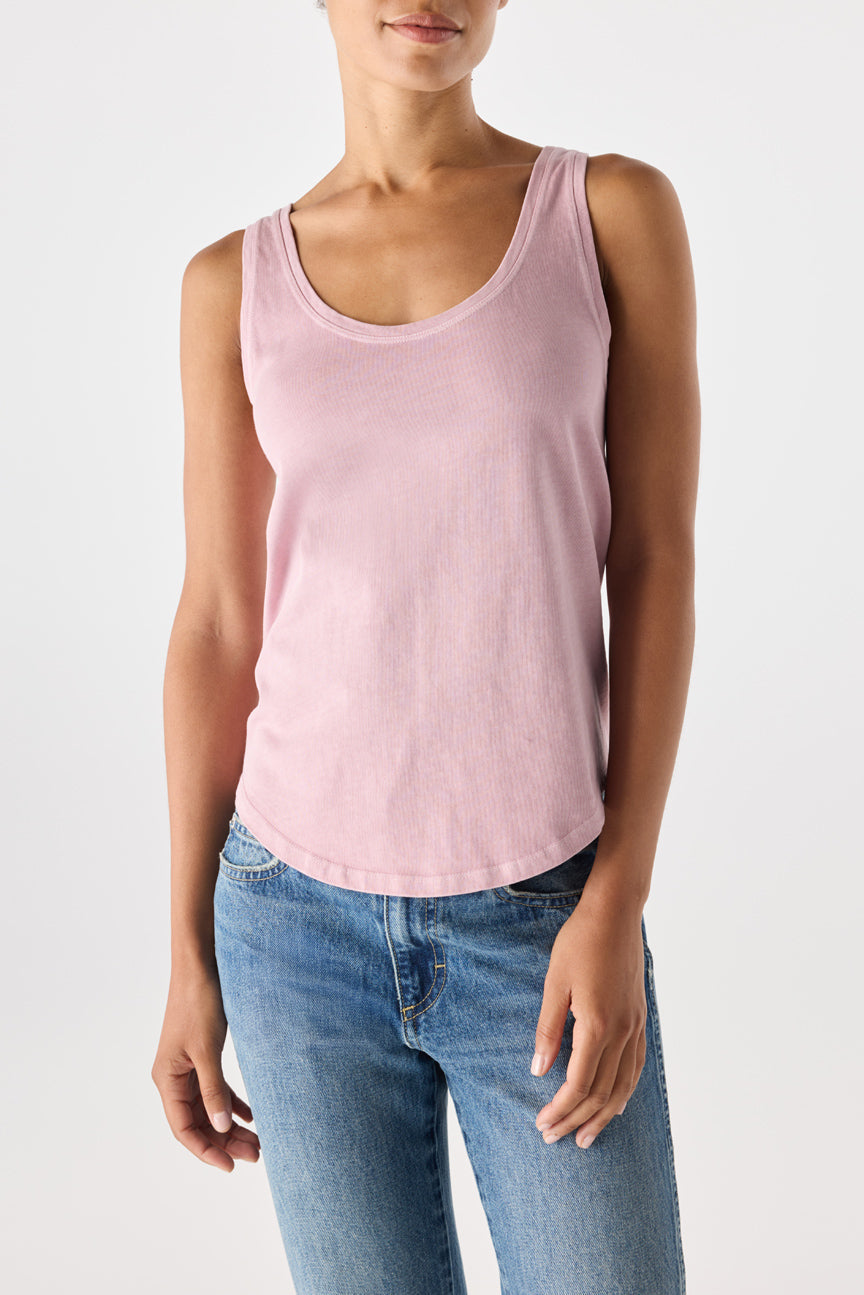 MUSE TANK IN ROSESTONE - Romi Boutique
