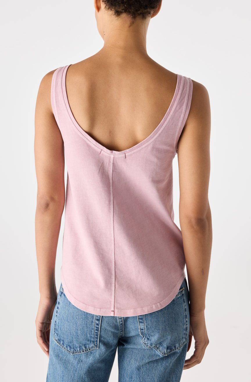 MUSE TANK IN ROSESTONE - Romi Boutique