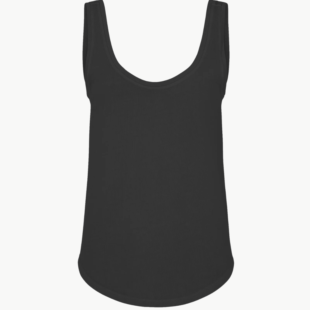 MUSE TANK IN VINTAGE BLACK - Romi Boutique