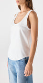 MUSE TANK IN WHITE - Romi Boutique