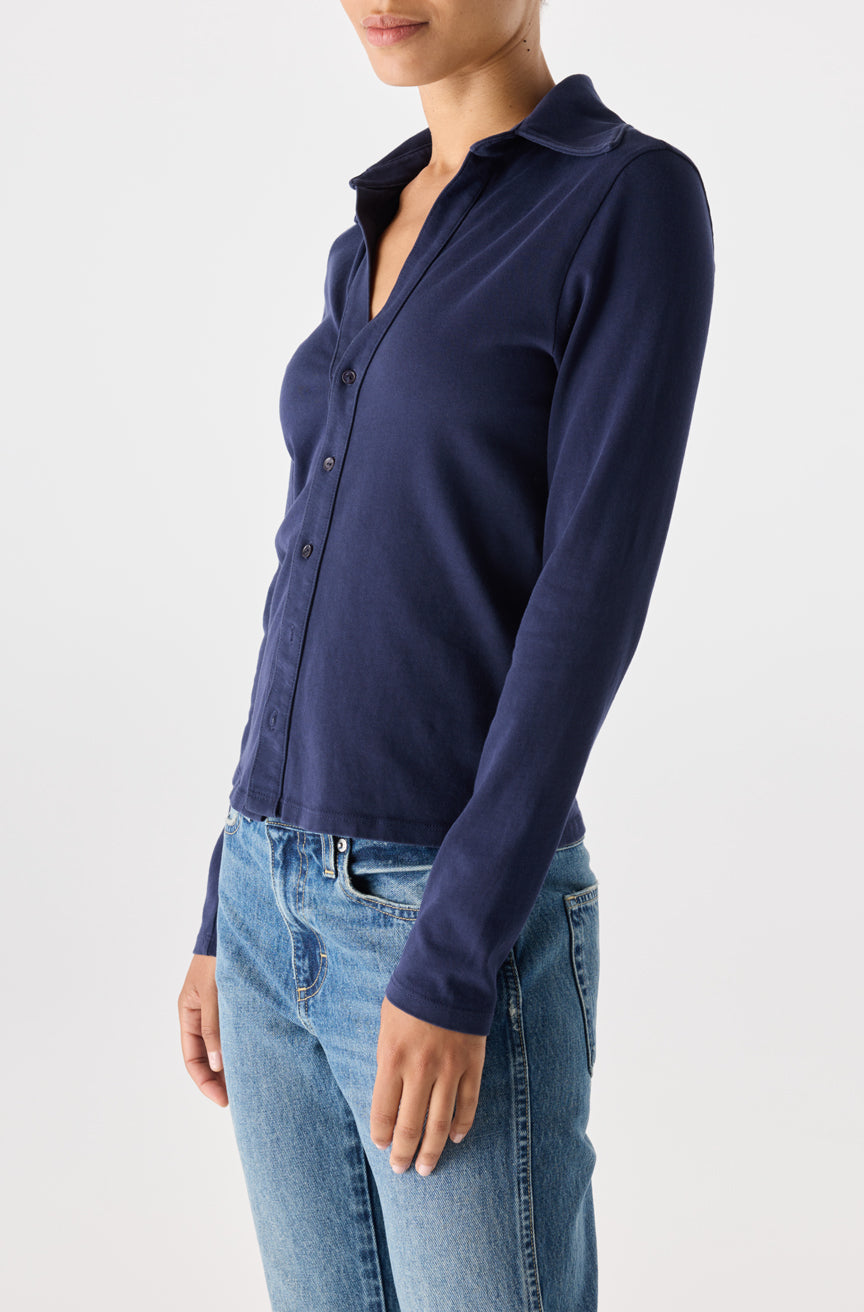 CAROLYN TOP IN TWILIGHT - Romi Boutique