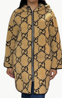 CARIBOU HOODED JACKET IN BEIGE AND CHOCOLATE by Angel Wings - Romi Boutique