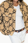 MARU BOMBER IN BEIGE AND CHOCOLATE by Angel Wings - Romi Boutique