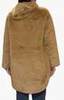 CARIBOU HOODED JACKET IN CAMEL - Romi Boutique